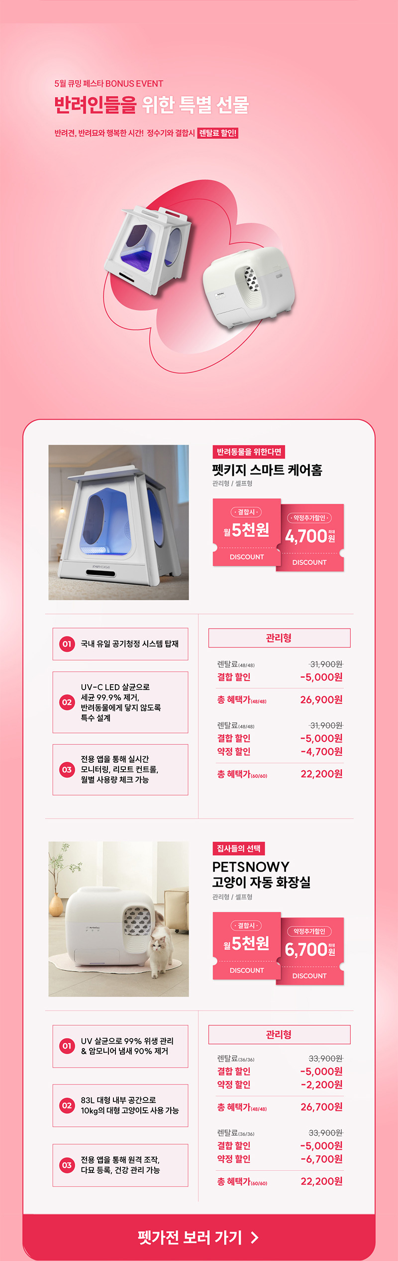 반려견, 반려묘, 반려인들을 위한 특별 선물