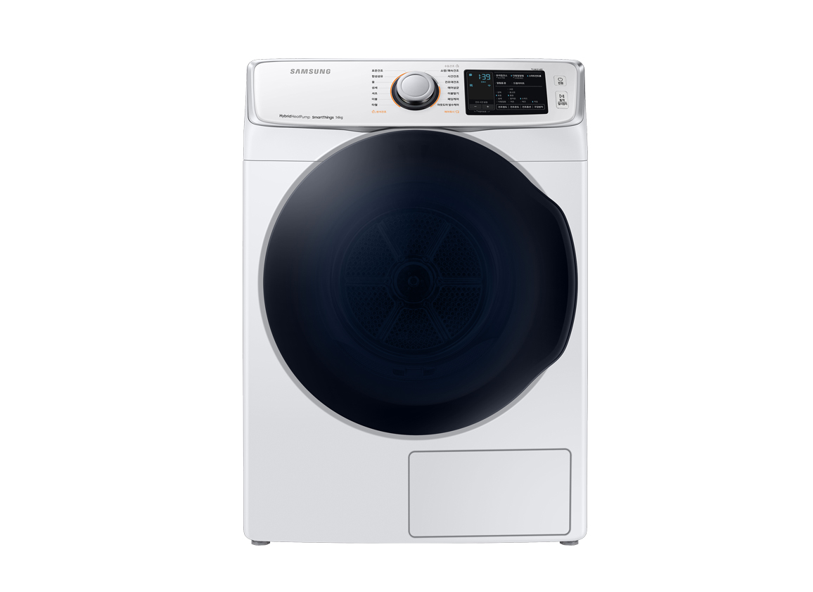 [렌탈] 현대큐밍 삼성 그랑데 의류건조기 DS-14W 화이트/14kg 초대형 대용량/전기 히트펌프 저온 제습 건조/가정용 사무실 업소용/의무사용48개월/등록설치비면제/렌탈료 월41,900원
