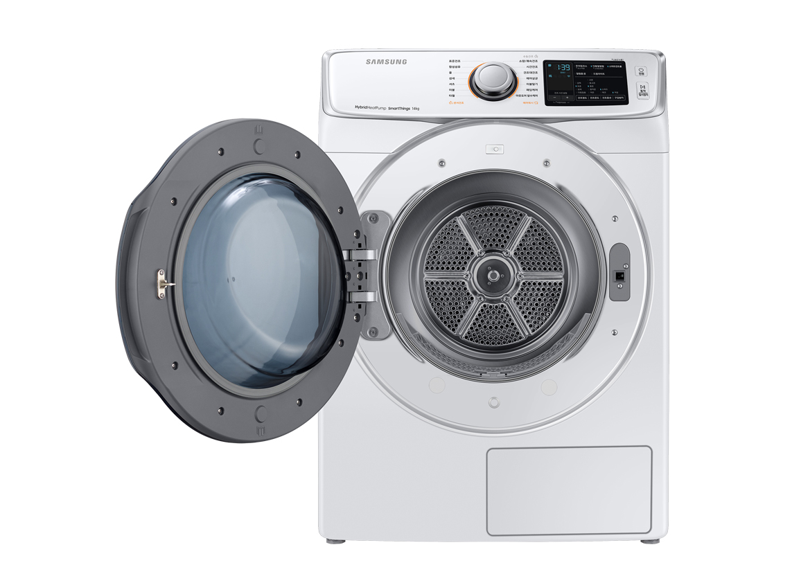 [렌탈] 현대큐밍 삼성 그랑데 의류건조기 DS-14W 화이트/14kg 초대형 대용량/전기 히트펌프 저온 제습 건조/가정용 사무실 업소용/의무사용48개월/등록설치비면제/렌탈료 월41,900원